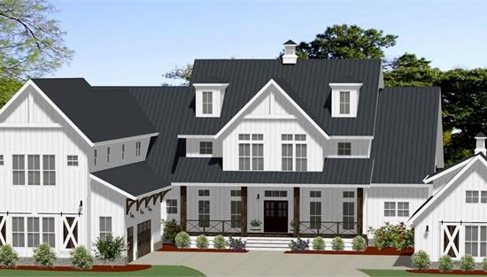 image of courtyard house plan 7821